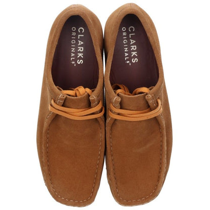 Clarks Wallabee Leather Moccasin Shoes Brown Loafers Size 26.5cm