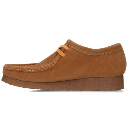 Clarks Wallabee Leather Moccasin Shoes Brown Loafers Size 26.5cm