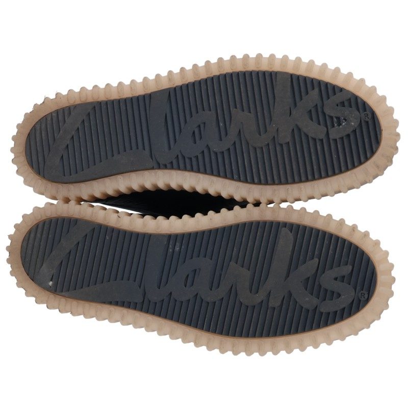 Clarks Torhill Lo Leather Low-Top Sneakers Navy Size 26.5cm