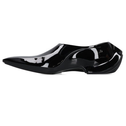 BALENCIAGA Space Patent Leather Shoes Black Size EU 41