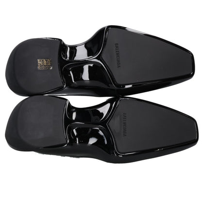BALENCIAGA Space Patent Leather Shoes Black Size EU 41