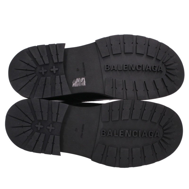 BALENCIAGA TRUCK DERBY Leather Sneakers Black Size EU 42