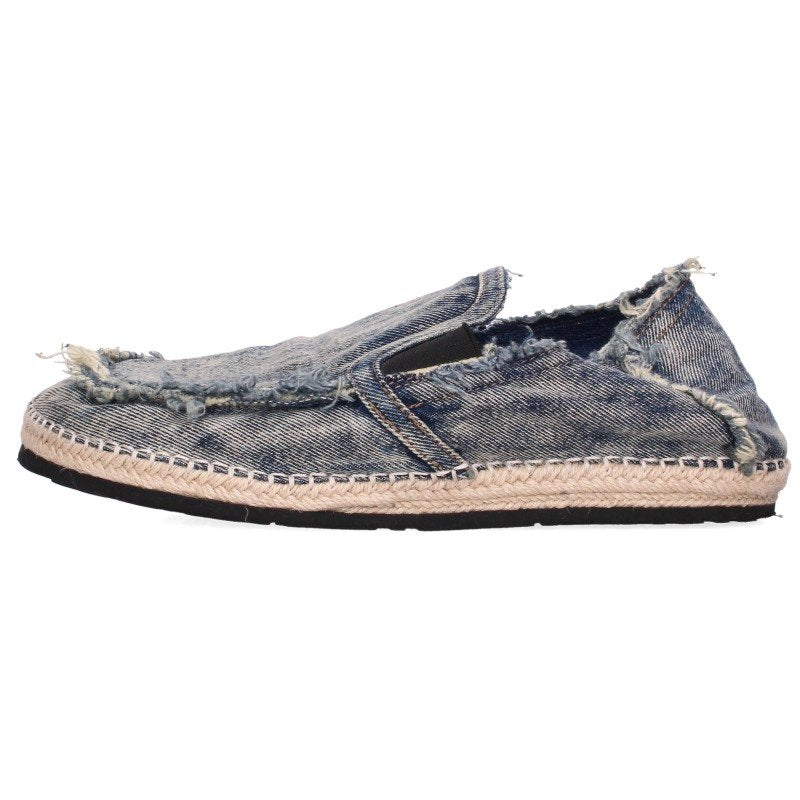 DIESEL D-LUKAS ESP Denim Sneakers Blue Size 27cm