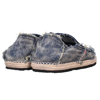 DIESEL D-LUKAS ESP Denim Sneakers Blue Size 27cm