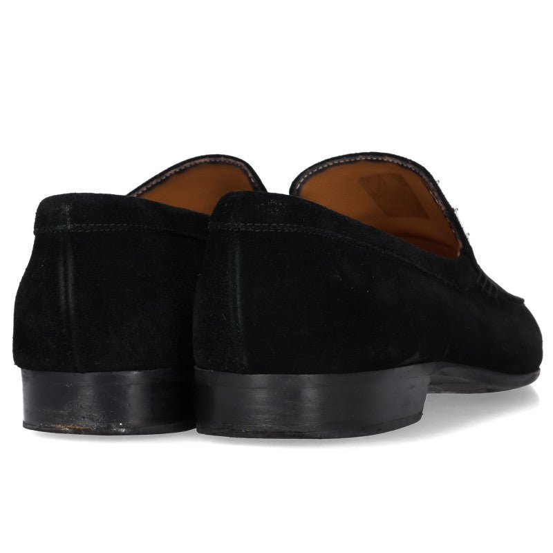 LOUISVUITTON Initial Plate Suede Slip-Ons Multi Size 9