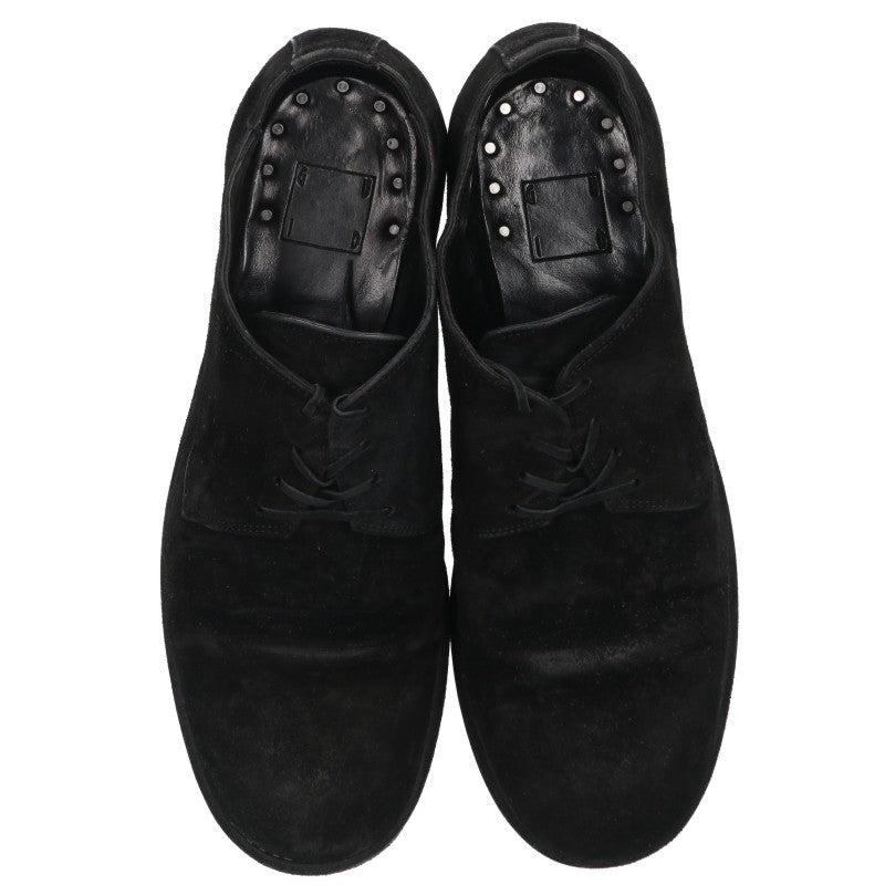GUIDI 992 Donkey Reverse Suede Shoes Black Size EU 43