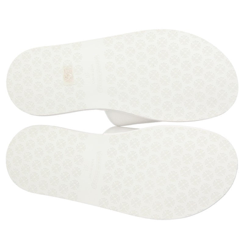 Chrome Hearts HOTEL SLIPPER Horseshoe Slipper White Size M