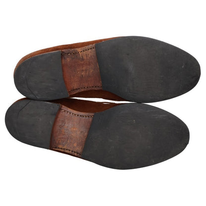 Crockett & Jones Suede Tassel Loafers Brown