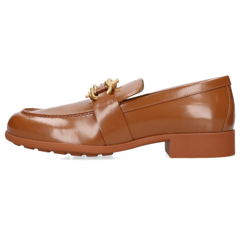 BOTTEGA VENETA Horsebit Leather Loafers Brown Size EU 40