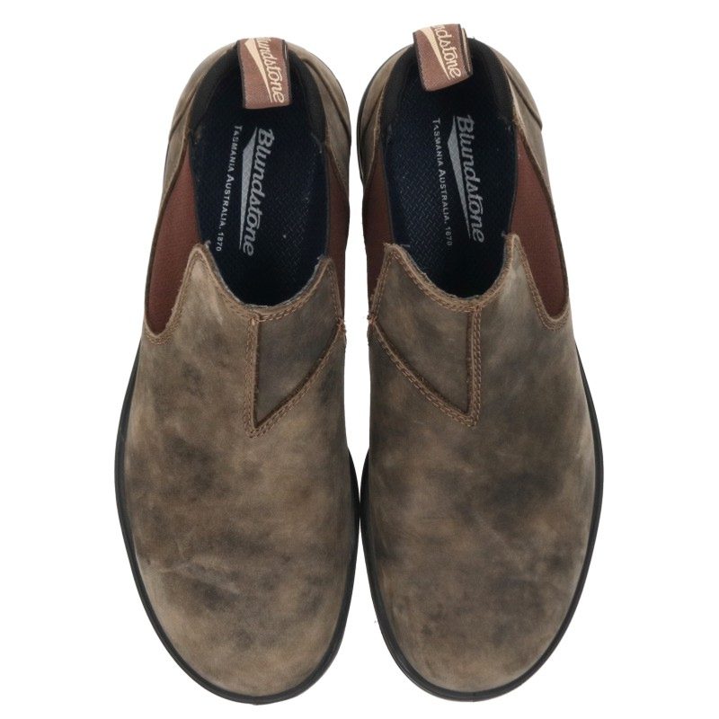 BLUNDSTONE Chelsea Side Gore Boots Beige Loafers Size 10