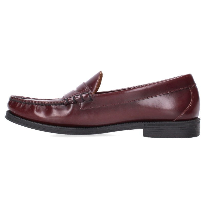 G.H.BASS&CO Rubber Sole Leather Loafers Bordeaux Size 10
