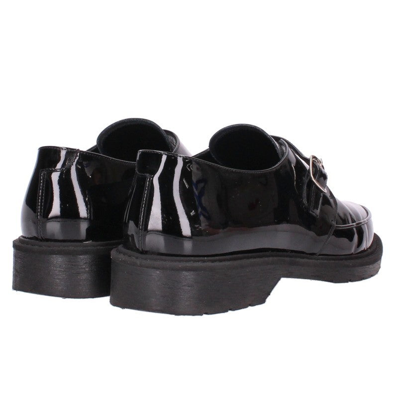 CELINE 19AW Creeper Monk Strap Patent Shoes Black Size EU 40