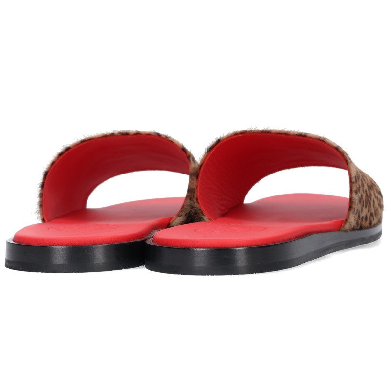 Chrome Hearts CH SLIDE CH Plus Sandals Brown/Pink Size EU 43
