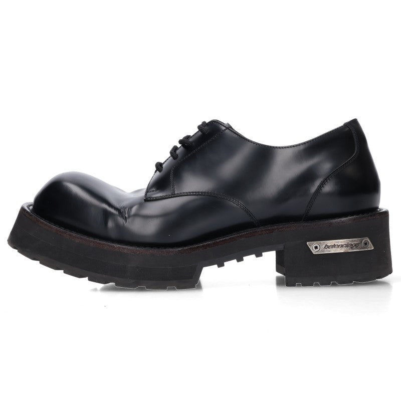 BALENCIAGA 850556 Venom Derby Shoes Black Sneakers Size EU 43