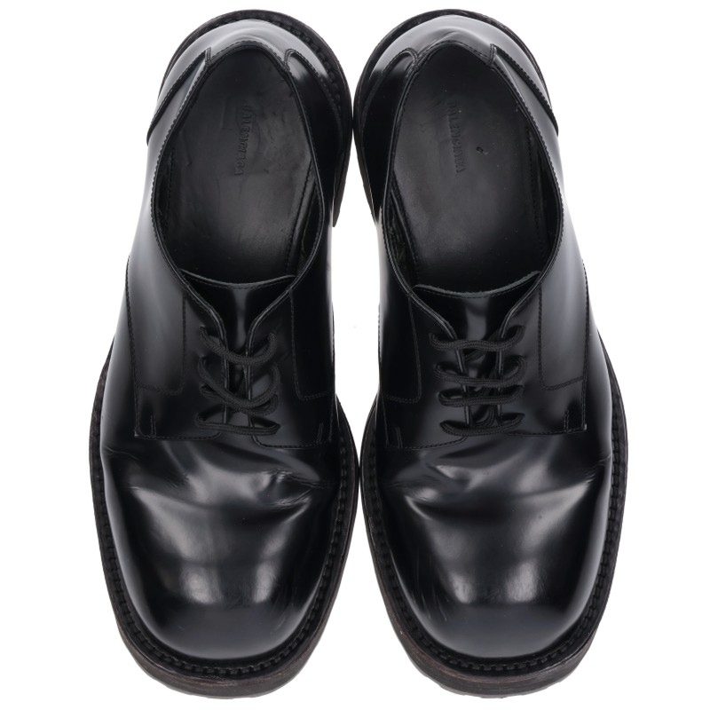 BALENCIAGA 850556 Venom Derby Shoes Black Sneakers Size EU 43