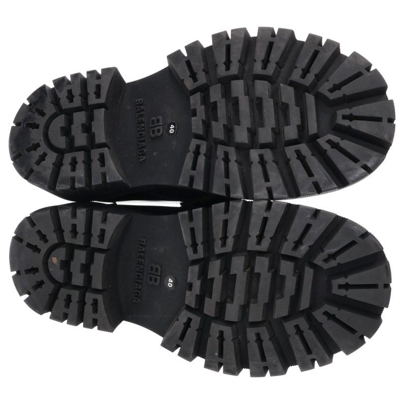 BALENCIAGA Tractor Leather Loafers Size EU 40