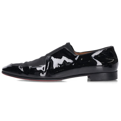 Christian Louboutin Black Patent Loafers Size EU 42