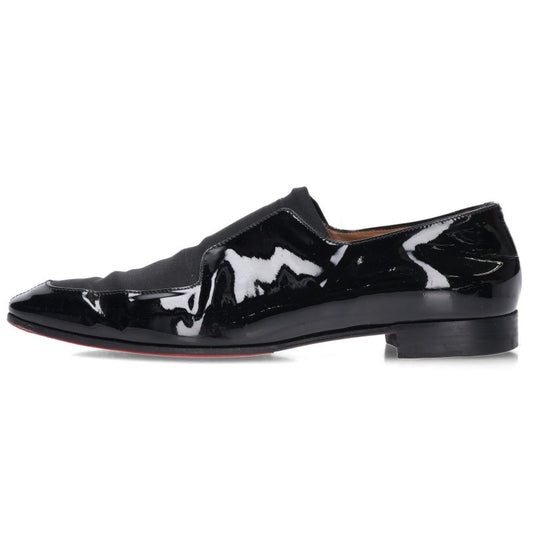 Christian Louboutin Black Patent Loafers Size EU 42