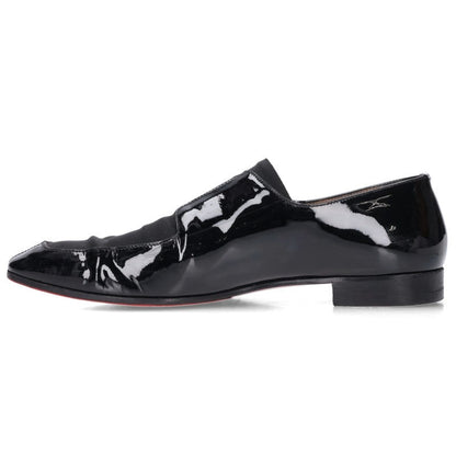Christian Louboutin Black Patent Loafers Size EU 42