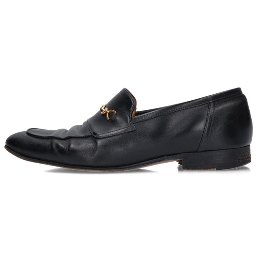 GUCCI Interlocking G Horsebit Loafers Black Size 5.5