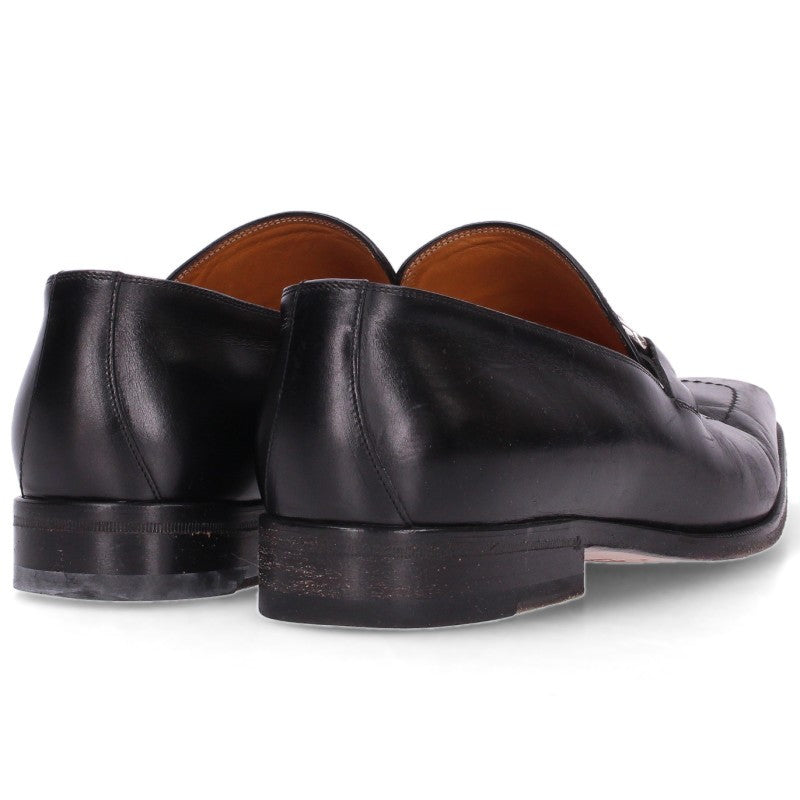 GUCCI Horsebit Loafers Black Size 39.5