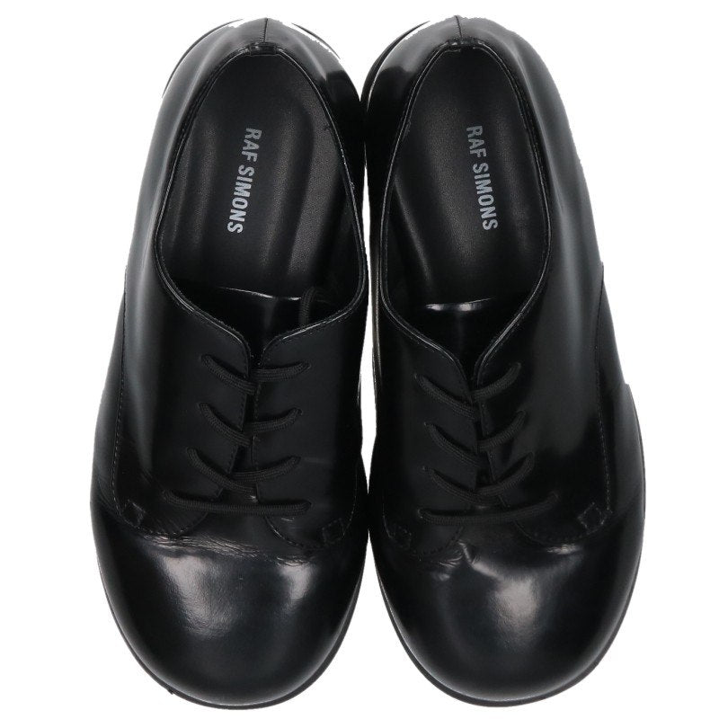 RAF SIMONS Black Lace-Up Leather Shoes Size EU 40