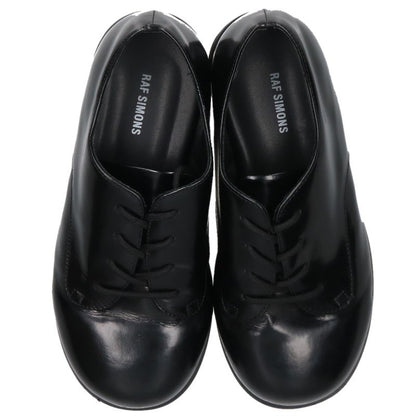 RAF SIMONS Black Lace-Up Leather Shoes Size EU 40