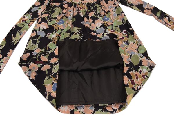 MAX&Co Black Silk Floral Lace Midi Dress Size 40