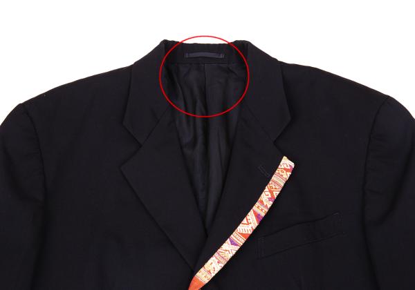 COMME des GARCONS HOMME PLUS Ethnic Tape Jacket Blue Size S