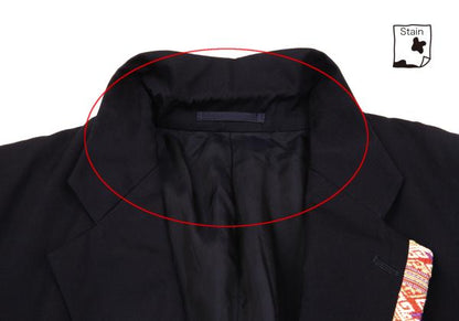COMME des GARCONS HOMME PLUS Ethnic Tape Jacket Blue Size S