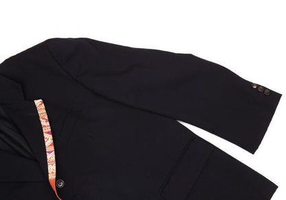 COMME des GARCONS HOMME PLUS Ethnic Tape Jacket Blue Size S