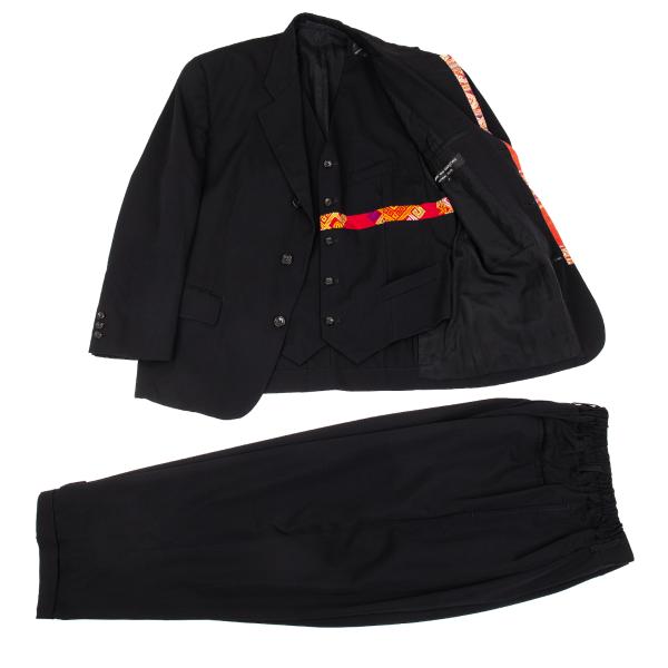 COMME des GARCONS HOMME PLUS Wool Trousers Navy Size S