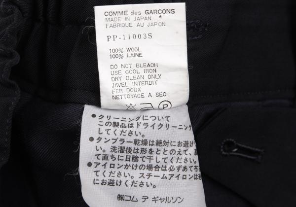 COMME des GARCONS HOMME PLUS Wool Trousers Navy Size S
