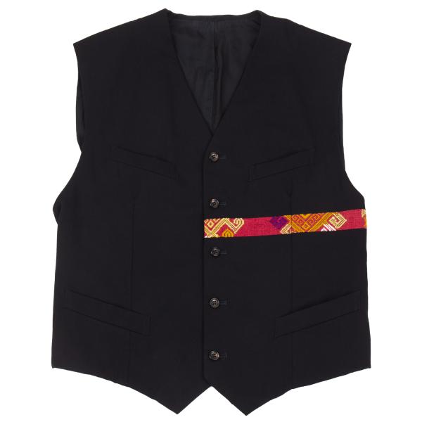 COMME des GARCONS HOMME PLUS Ethnic Tape Suit Navy Size S M