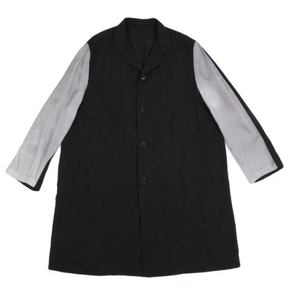 COMME des GARCONS HOMME PLUS Garment Dyed Coat Black Size M