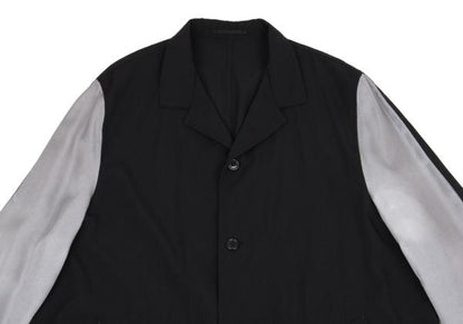 COMME des GARCONS HOMME PLUS Garment Dyed Coat Black Size M