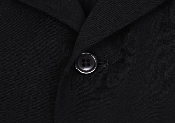 COMME des GARCONS HOMME PLUS Garment Dyed Coat Black Size M