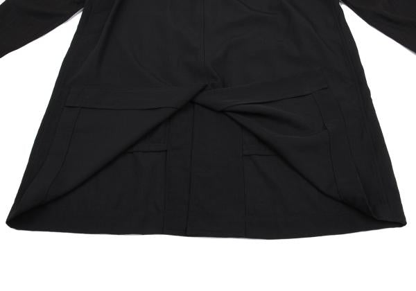 COMME des GARCONS HOMME PLUS Garment Dyed Coat Black Size M
