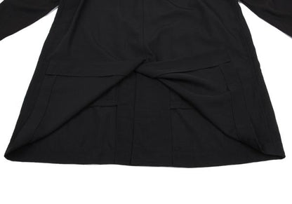 COMME des GARCONS HOMME PLUS Garment Dyed Coat Black Size M