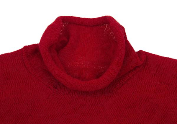 COMME des GARCONS HOMME PLUS Low Gauge Sweater Red Size M