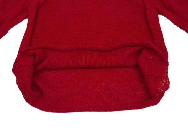 COMME des GARCONS HOMME PLUS Low Gauge Sweater Red Size M