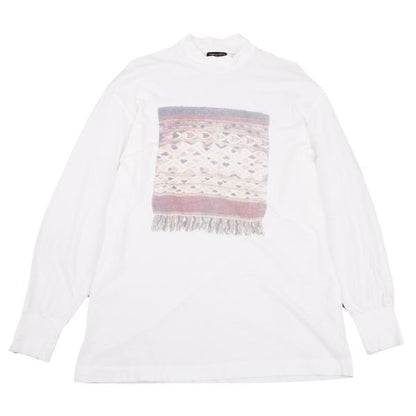 COMME des GARCONS HOMME PLUS Ethnic Knit Top White Size M