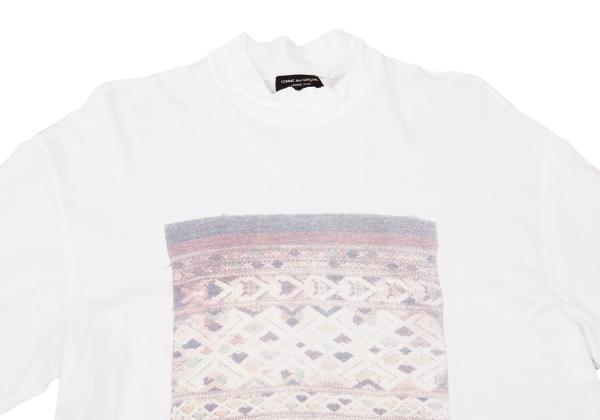 COMME des GARCONS HOMME PLUS Ethnic Knit Top White Size M