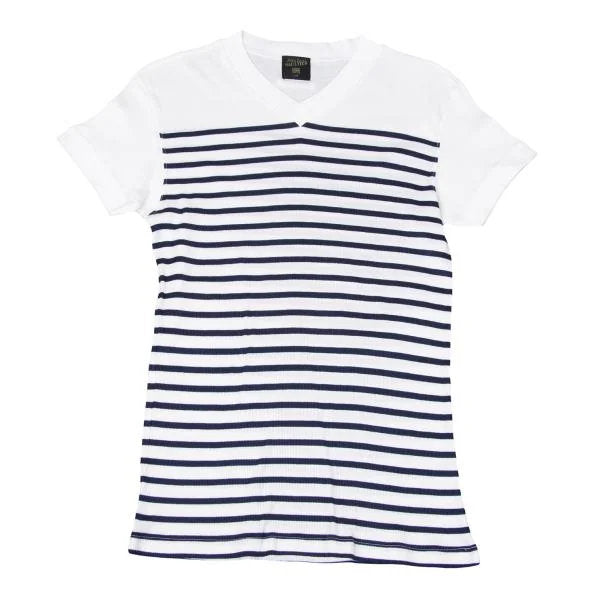Jean Paul GAULTIER HOMME Marine Stripe T-Shirt Blue Size L