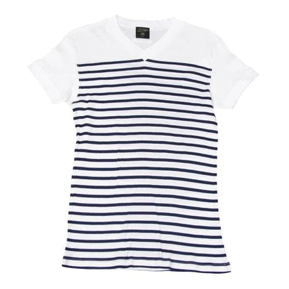 Jean Paul GAULTIER HOMME Marine Stripe T-Shirt Blue Size L