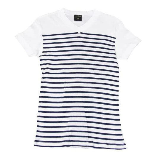 Jean Paul GAULTIER HOMME Marine Stripe T-Shirt Blue Size L