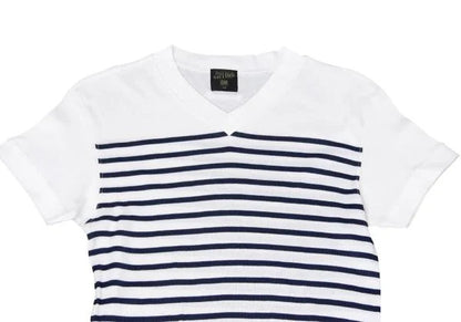 Jean Paul GAULTIER HOMME Marine Stripe T-Shirt Blue Size L