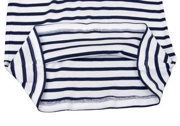 Jean Paul GAULTIER HOMME Marine Stripe T-Shirt Blue Size L