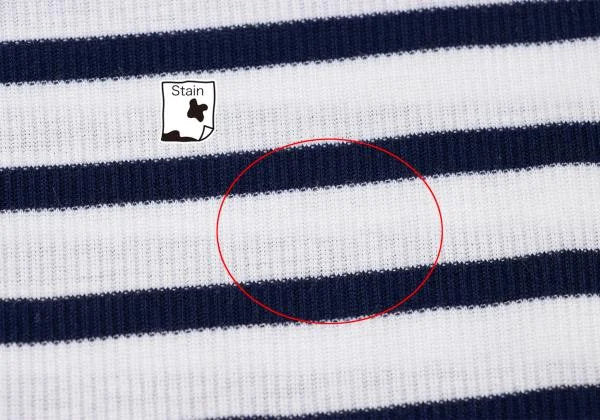 Jean Paul GAULTIER HOMME Marine Stripe T-Shirt Blue Size L