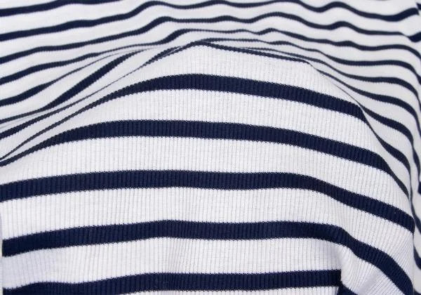 Jean Paul GAULTIER HOMME Marine Stripe T-Shirt Blue Size L